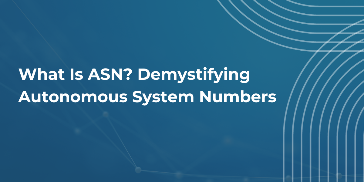 What Is ASN? Demystifying Autonomous System Numbers 
